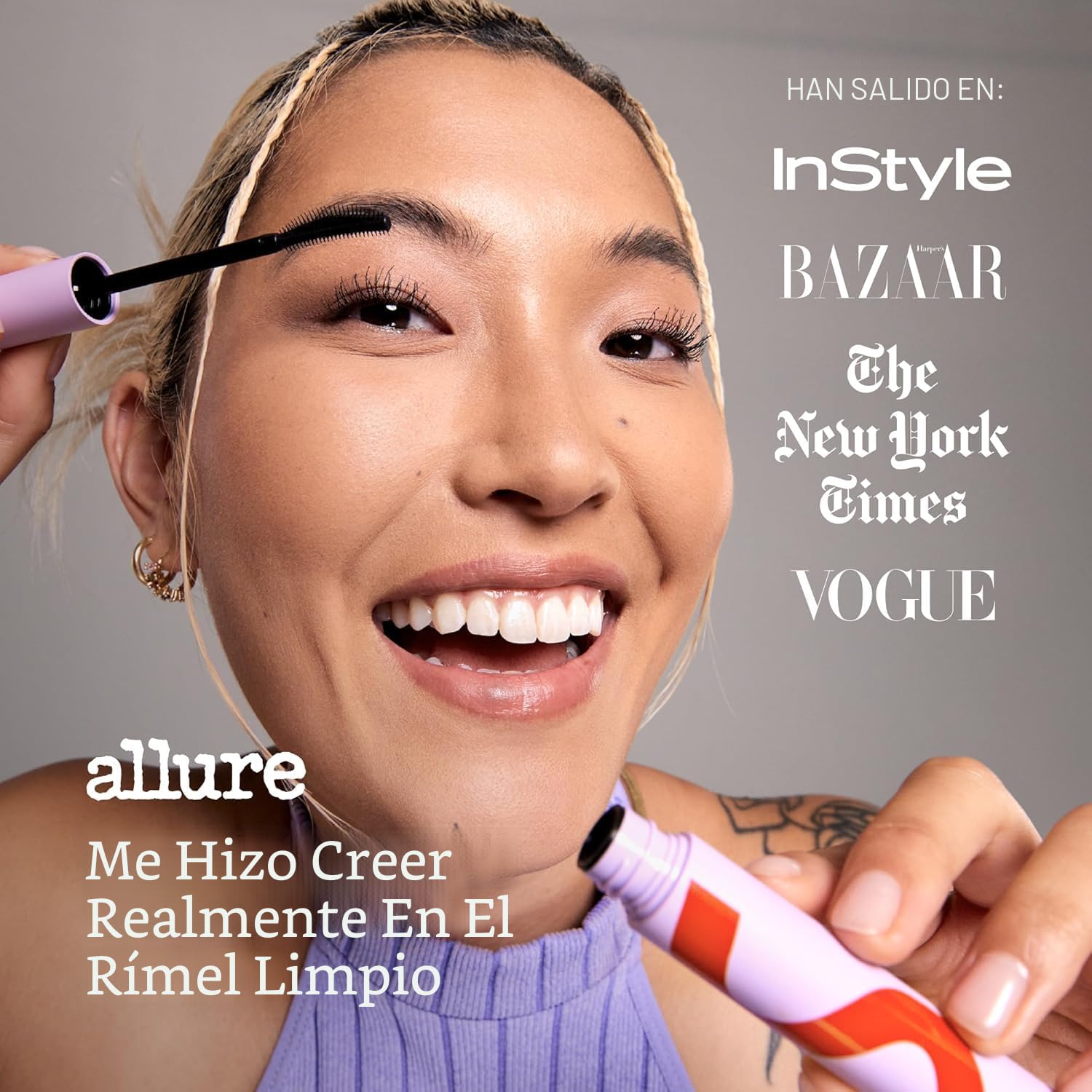 MÁSCARA TOWER 28 MAQUILLAJE PARA PESTAÑAS VOLUMINIZANTE Y ALARGANTE SIN GRUMOS, SIN DESCAMACIÓN, SIN MANCHAS SUAVE PARA OJOS - 7