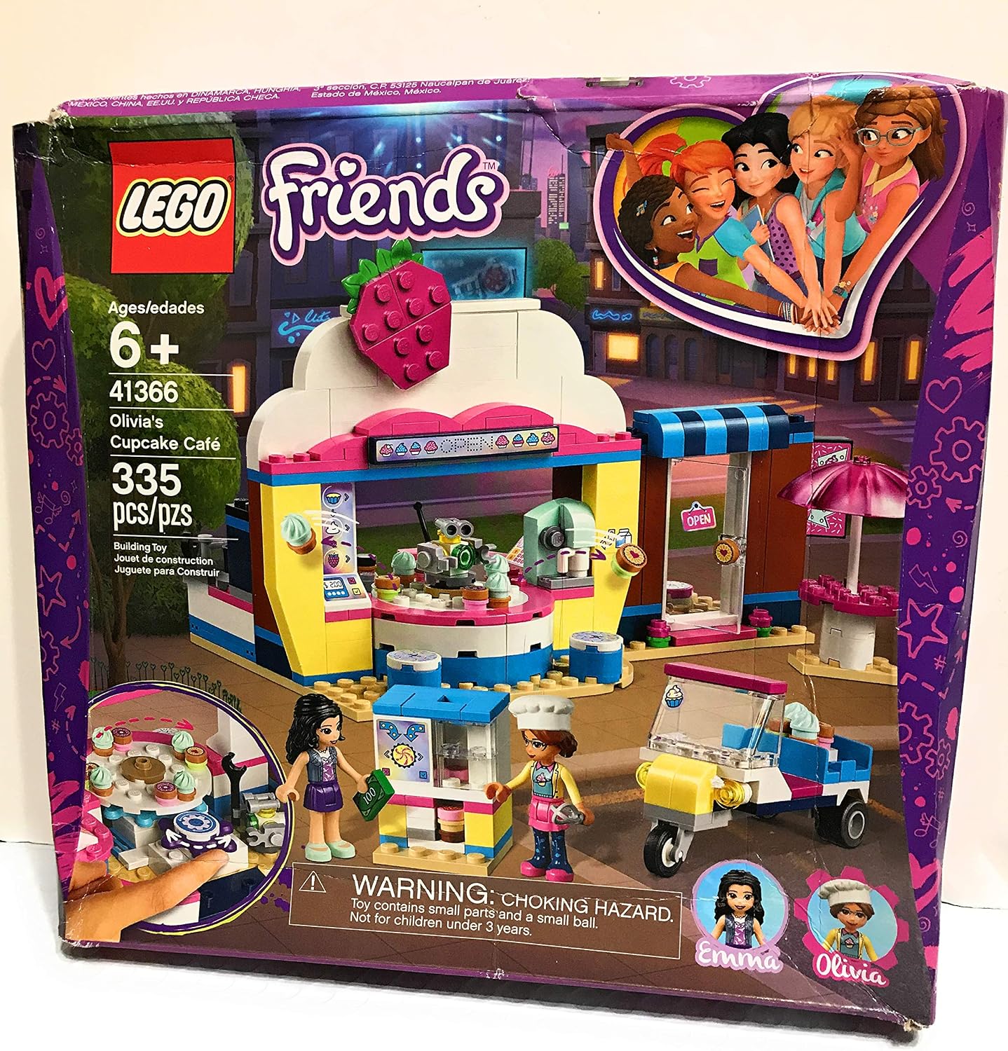 LEGO - JUEGO DE CONSTRUCCIÓN OLIVIA S CUPCAKE CAFÉ 41366 335 PIEZAS VERSIÓN EN INGLÉS - 1