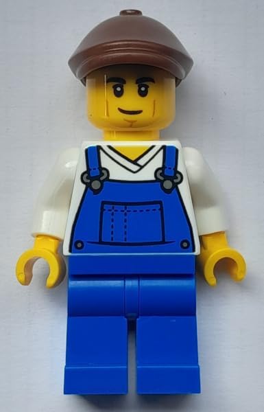 LEGO CIUDAD: MINIFIGURA DE GRANJERO CON TRACTOR AGRÍCOLA - EDADES 6 - 3