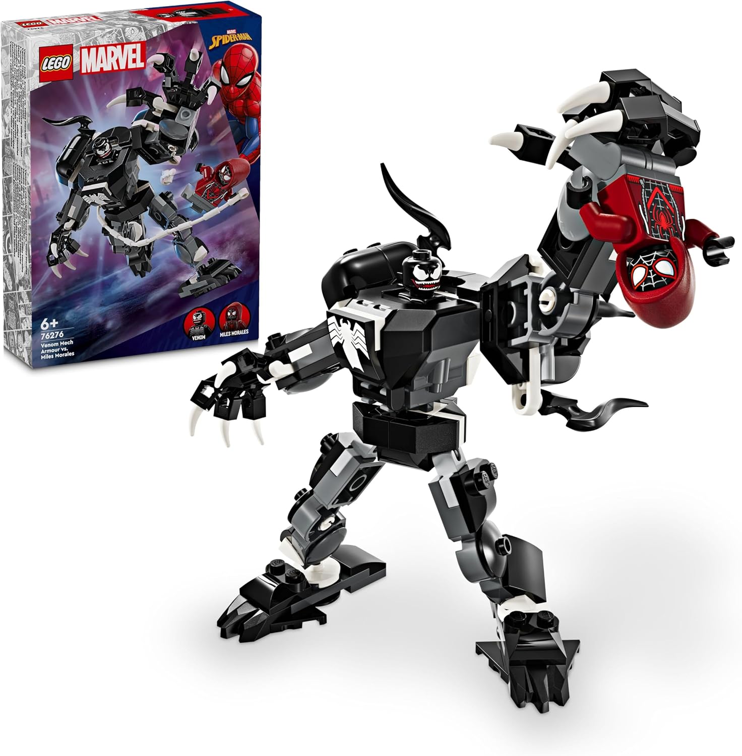 LEGO MARVEL SUPERHEROES VENOM MECH ARMOR VS MILES MORALES SET 76276 - 1