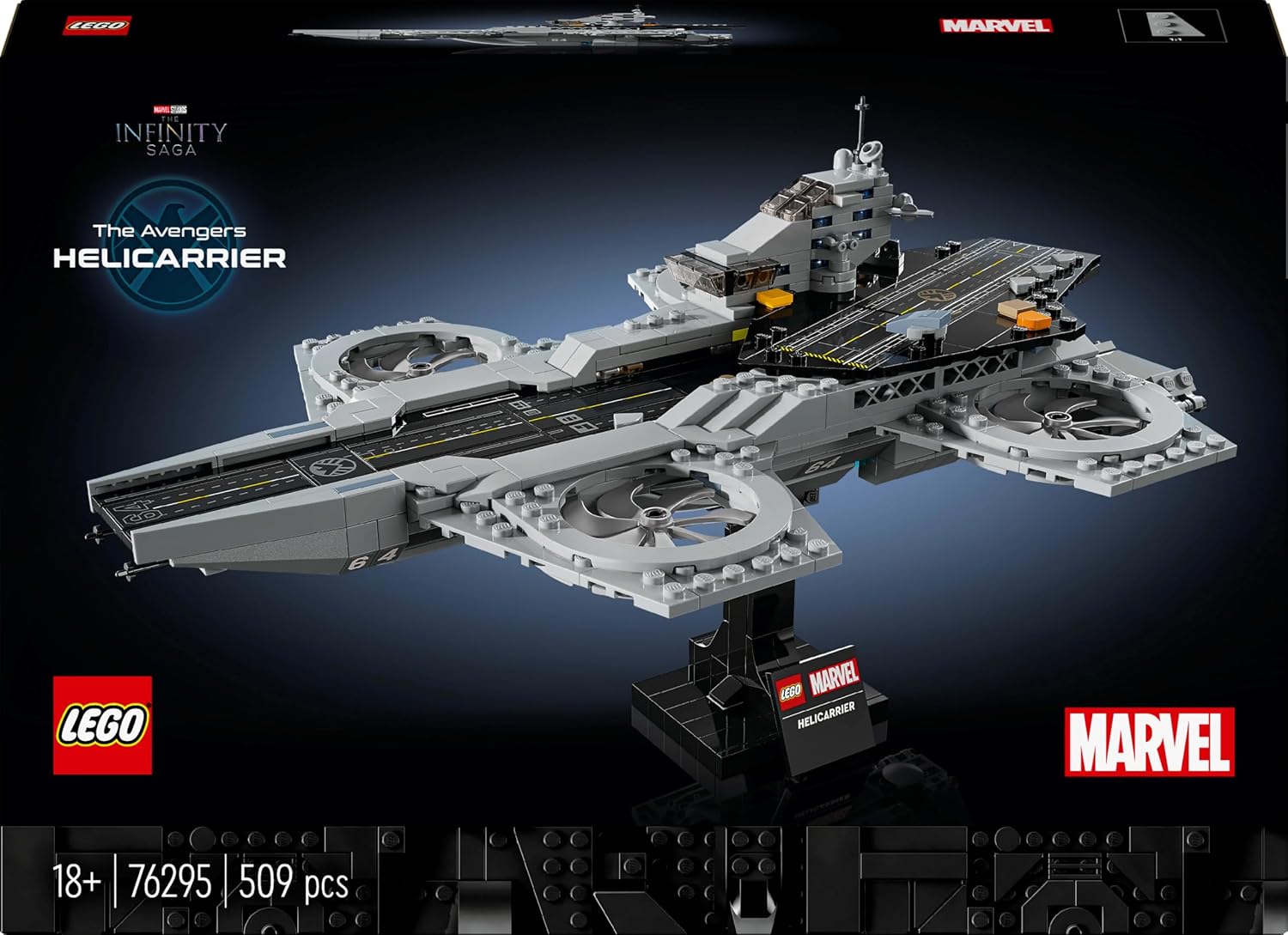 LEGO 76295 HELITRANSPORTE DE LOS VENGADORES 509 PIEZAS MARVEL INFINITY SAGA - 7