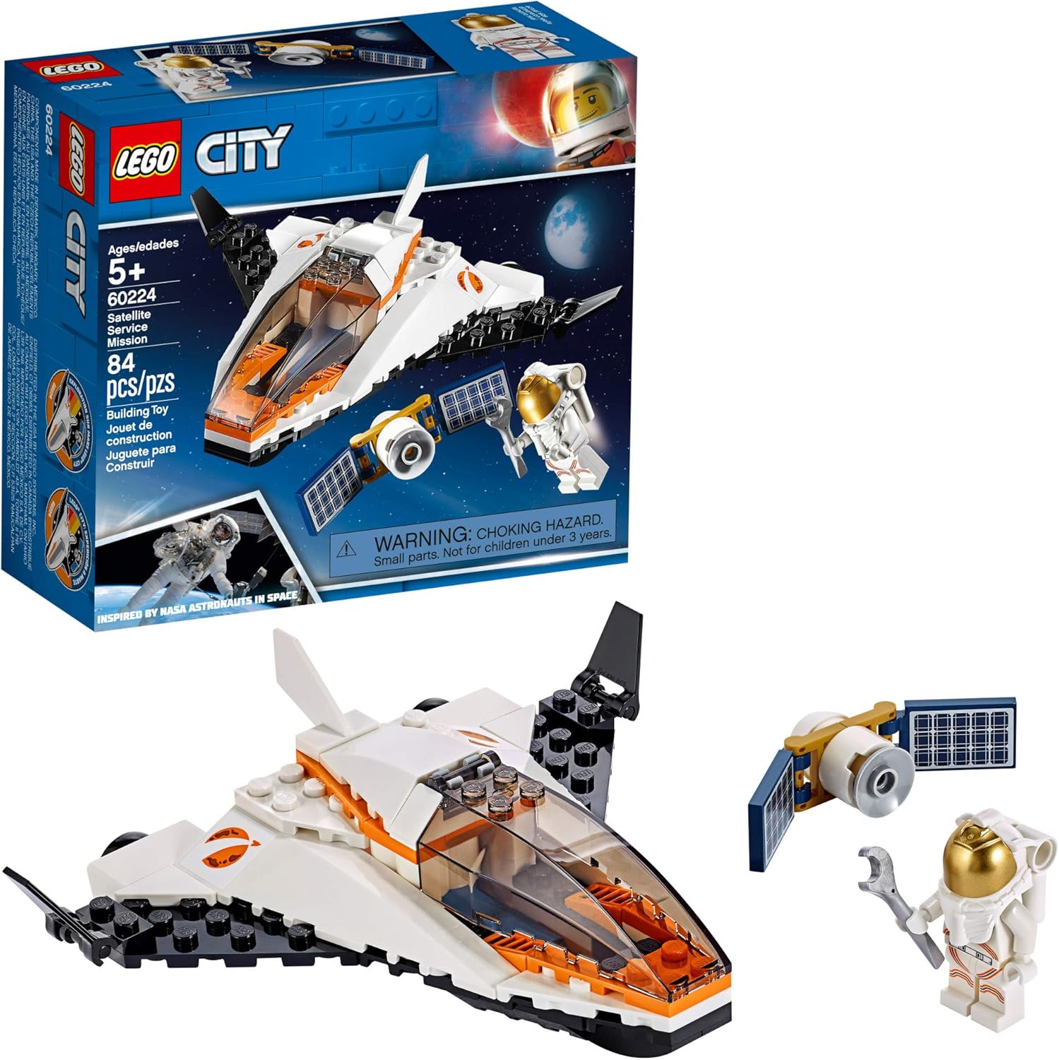 LEGO CITY SATELLITE SERVICE MISSION 60224 KIT DE CONSTRUCCIÓN 84 PIEZAS - 1