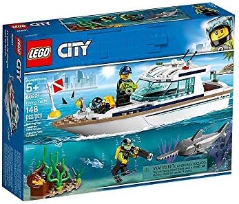 KIT CONSTRUCTOR LEGO CITY GRANDES VEHÍCULOS, YATE DE BUCEO, 60221 148 PIEZAS - 6