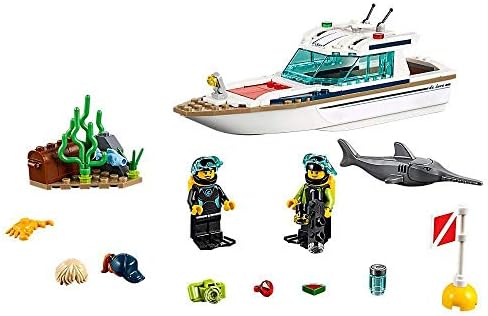KIT CONSTRUCTOR LEGO CITY GRANDES VEHÍCULOS, YATE DE BUCEO, 60221 148 PIEZAS - 7