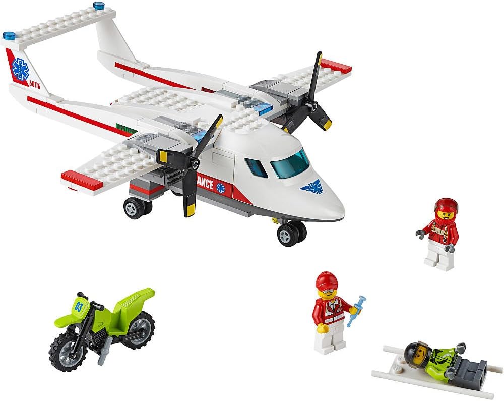 LEGO CITY AMBULANCIA PLANE 60116 - 1