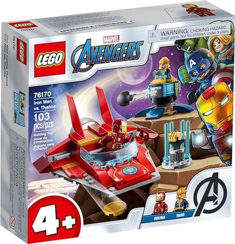 LEGO MARVEL AVENGERS IRON MAN VS. THANOS 76170 GENIAL, JUGUETE COLECCIONABLE DE CONSTRUCCIÓN DE SUPERHÉROES PARA NIÑOS - 6