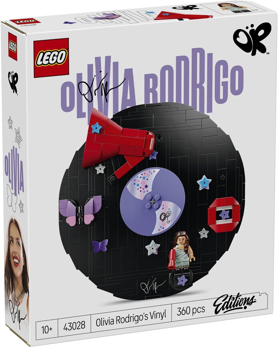 LEGO EDICIÓN OLIVIA RODRIGO RECORD 43028 JUGUETE PARA NIÑAS, NIÑOS - 1
