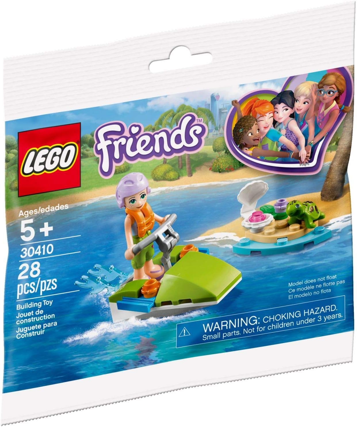 LEGO FRIENDS MIA S WATER FUN 30410 - KIT DE CONSTRUCCIÓN 28 PIEZAS - 1
