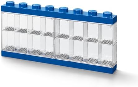 LEGO ROOM COPENHAGEN - VITRINA DE MINIFIGURAS TAMAÑO GRANDE, 3 UNIDADES, AZUL BRILLANTE - 7