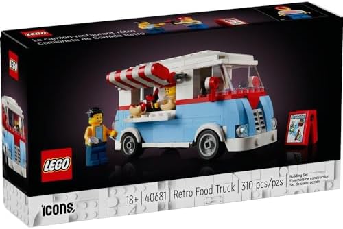 LEGO ICONS 40681 - CAMIÓN DE COMIDA RETRO - 4