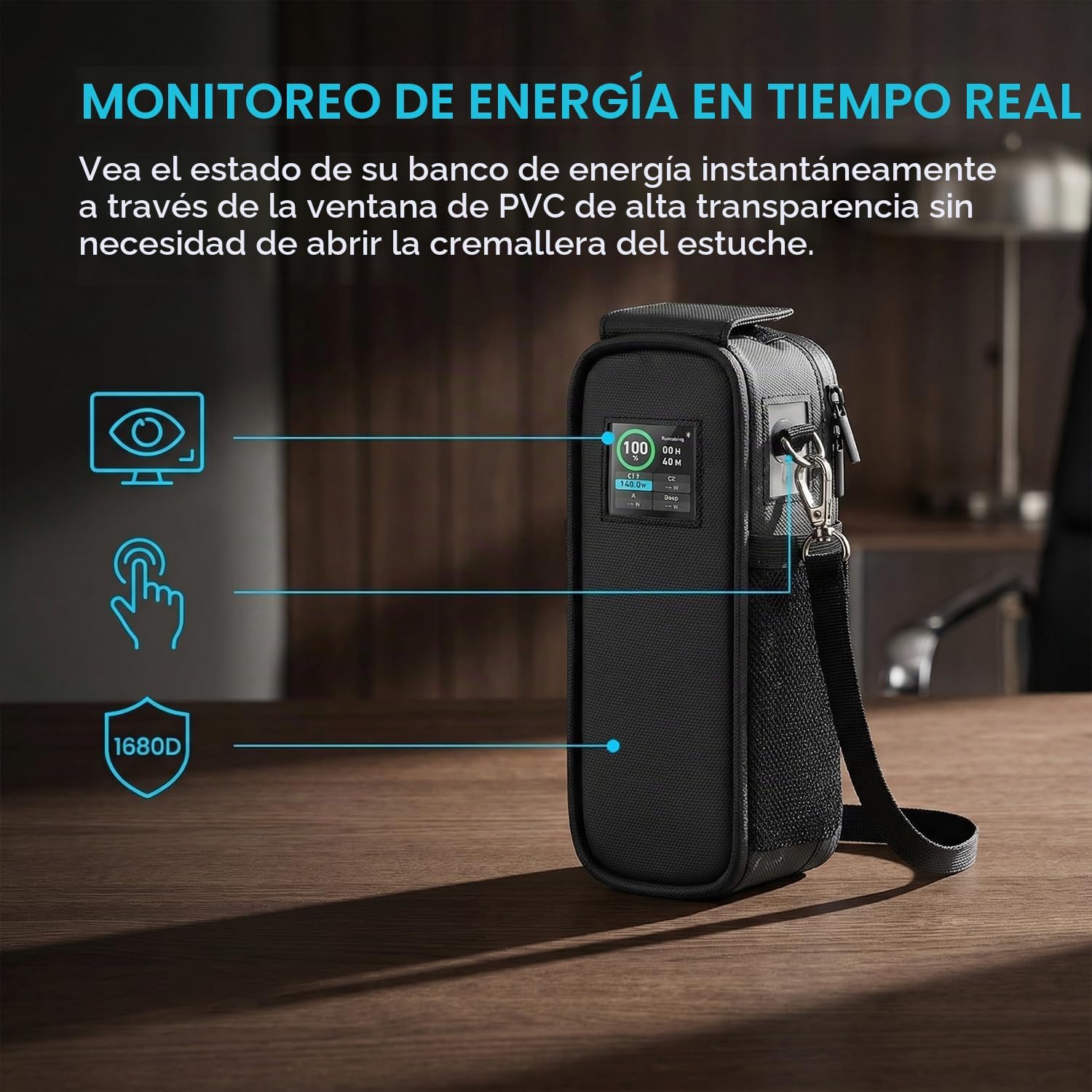 FUNDA PERSONALIZADA PARA ANKER PRIME 27650MAH 250W, VENTANA DOBLE - 2