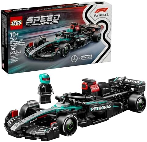 LEGO SPEED CHAMPIONS MERCEDES-AMG F1 W15 VEHÍCULO DE CARRERA DE JUGUETE - SET DE CONSTRUCCIÓN PARA NIÑOS, NIÑOS Y NIÑAS, - 7