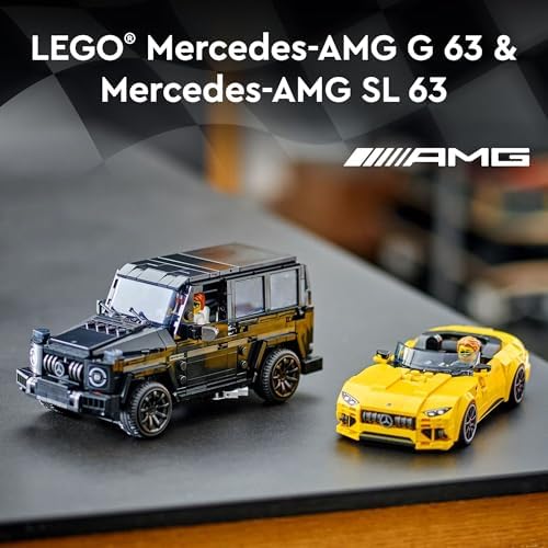 LEGO SPEED CHAMPIONS MERCEDES-AMG G 63 Y MERCEDES-AMG SL 63 JUGUETES DE CONSTRUCCIÓN - COCHES DE JUGUETE DE JUEGO - 7