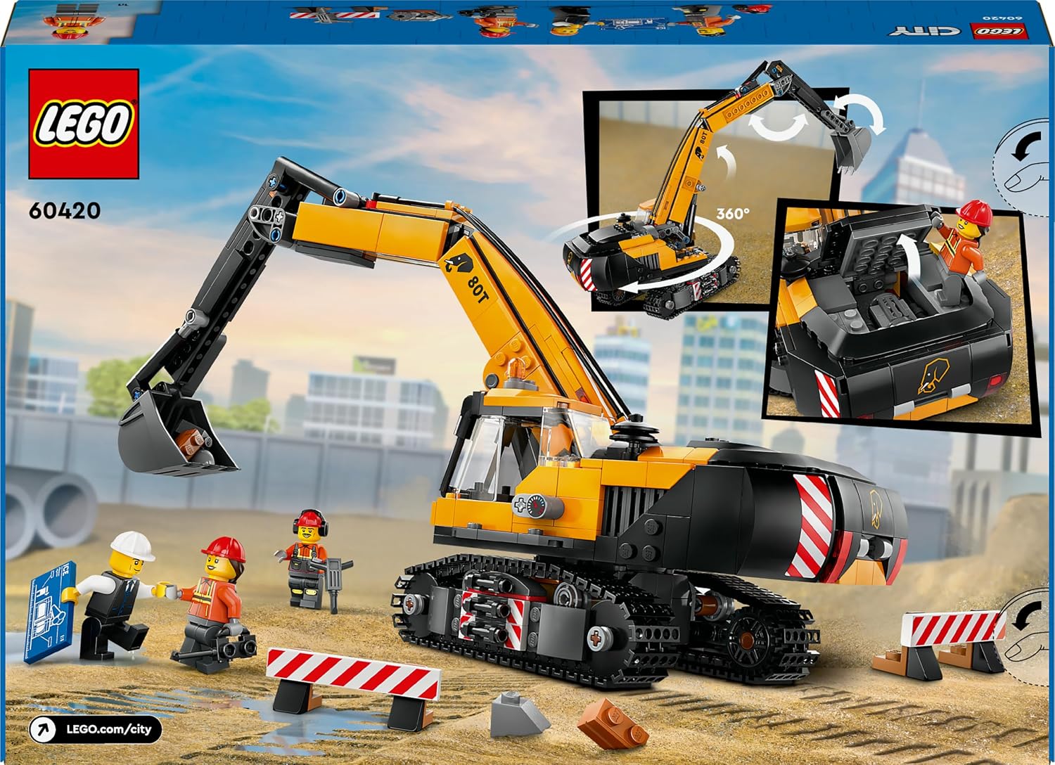 LEGO 60420 CIUDAD RAUPENBAGGER - 7