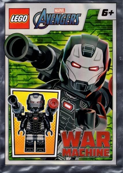 LEGO SUPERHÉROES: MINIFIGURA DE MÁQUINA DE GUERRA CON CAÑÓN DE HOMBRO, BLASTER Y CAPA GRIS JAMES RHODES - 5