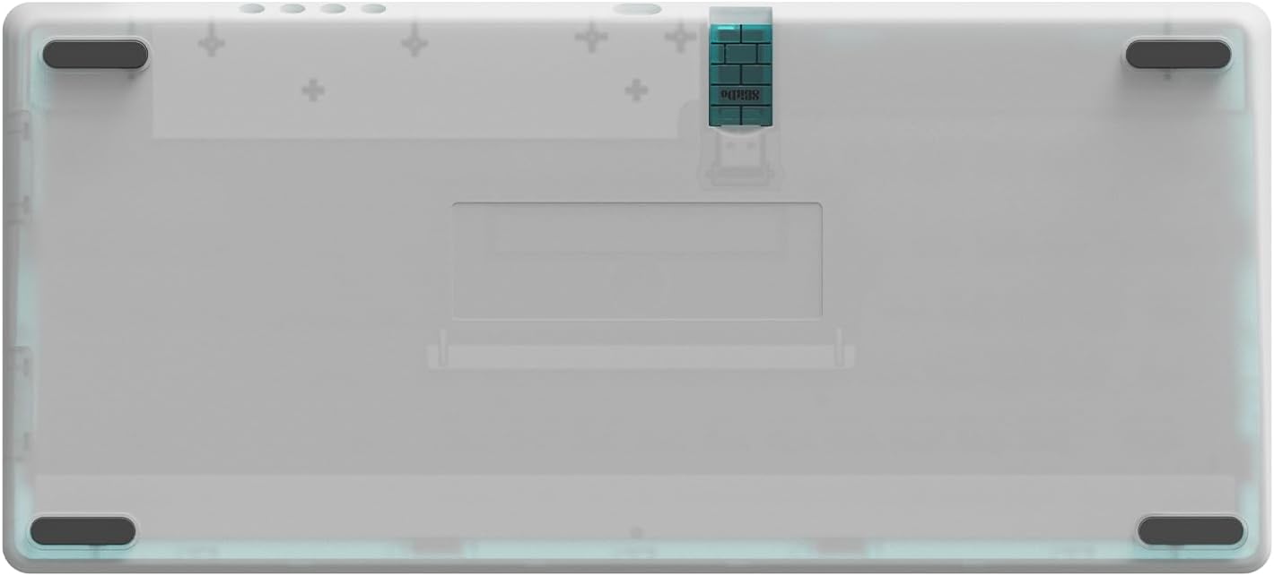 8BITDO RETRO 87 MECHANICAL KEYBOARD FOR WINDOWS PC Y ANDROID, CLEAR BLUE - 4