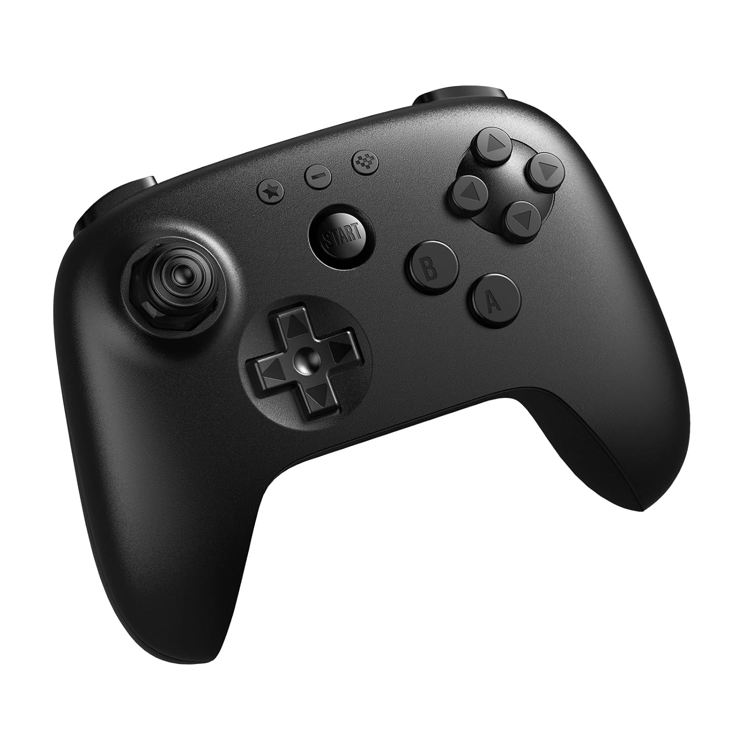 8BITDO 64 BLUETOOTH CONTROLLER FOR ANALOGUE 3D, SWITCH, SWITCH 2, WINDOWS, AND ANDROID BLACK - 1