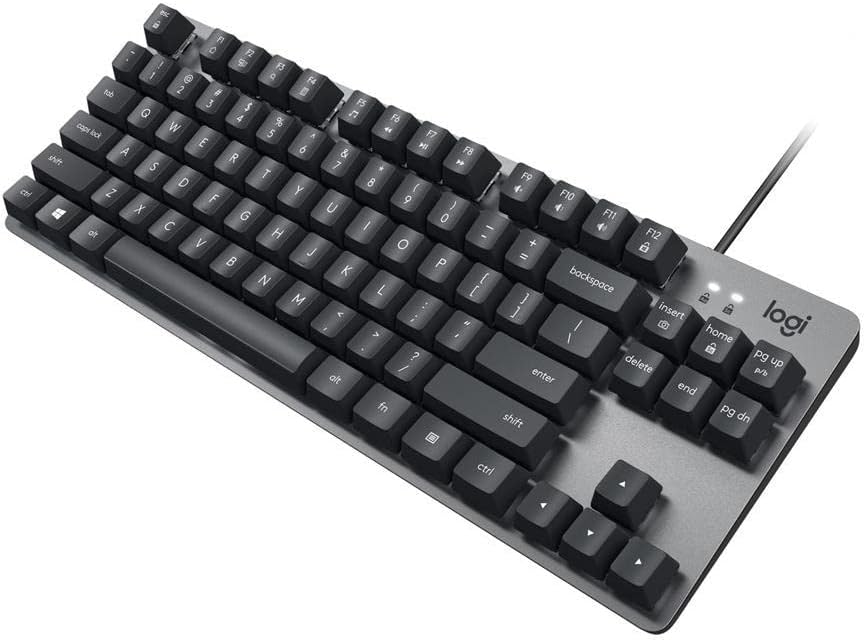 LOGITECH TECLADO MECÁNICO CON CABLE K835 TKL CON MARCO DE ALUMINIO E INTERRUPTOR ROJO LINEAL - 1