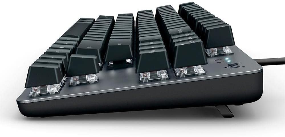 LOGITECH TECLADO MECÁNICO CON CABLE K835 TKL CON MARCO DE ALUMINIO E INTERRUPTOR ROJO LINEAL - 2