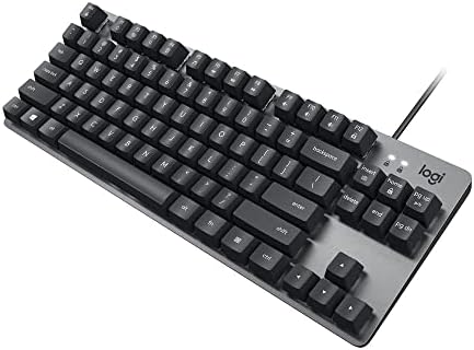LOGITECH TECLADO MECÁNICO CON CABLE K835 TKL CON MARCO DE ALUMINIO E INTERRUPTOR ROJO LINEAL - 4