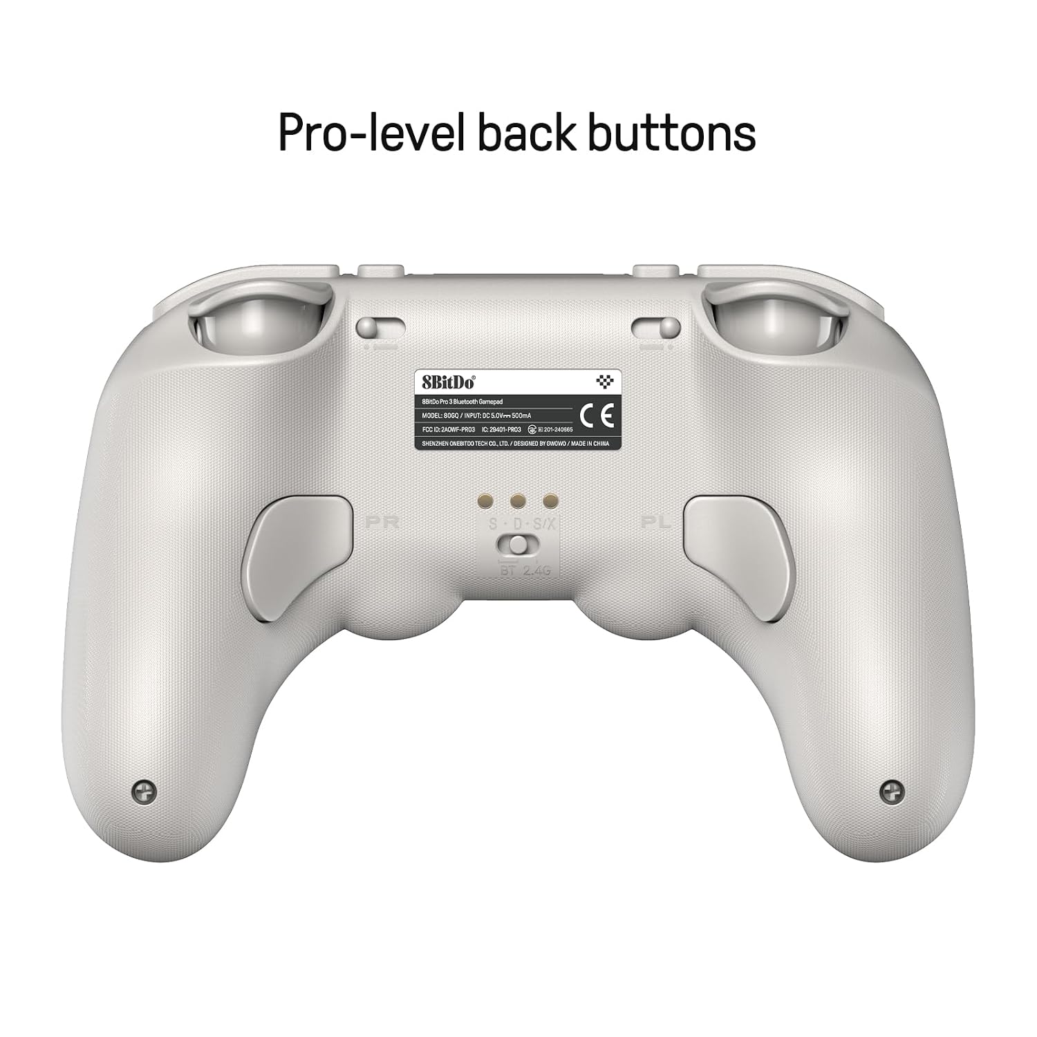 8BITDO PRO 3 BLUETOOTH CONTROLLER WITH SWAPPABLE ABXY BUTTONS, TMR JOYSTICKS, HALL EFFECT TRIGGERS, PRO BACK BUTTONS, - 4