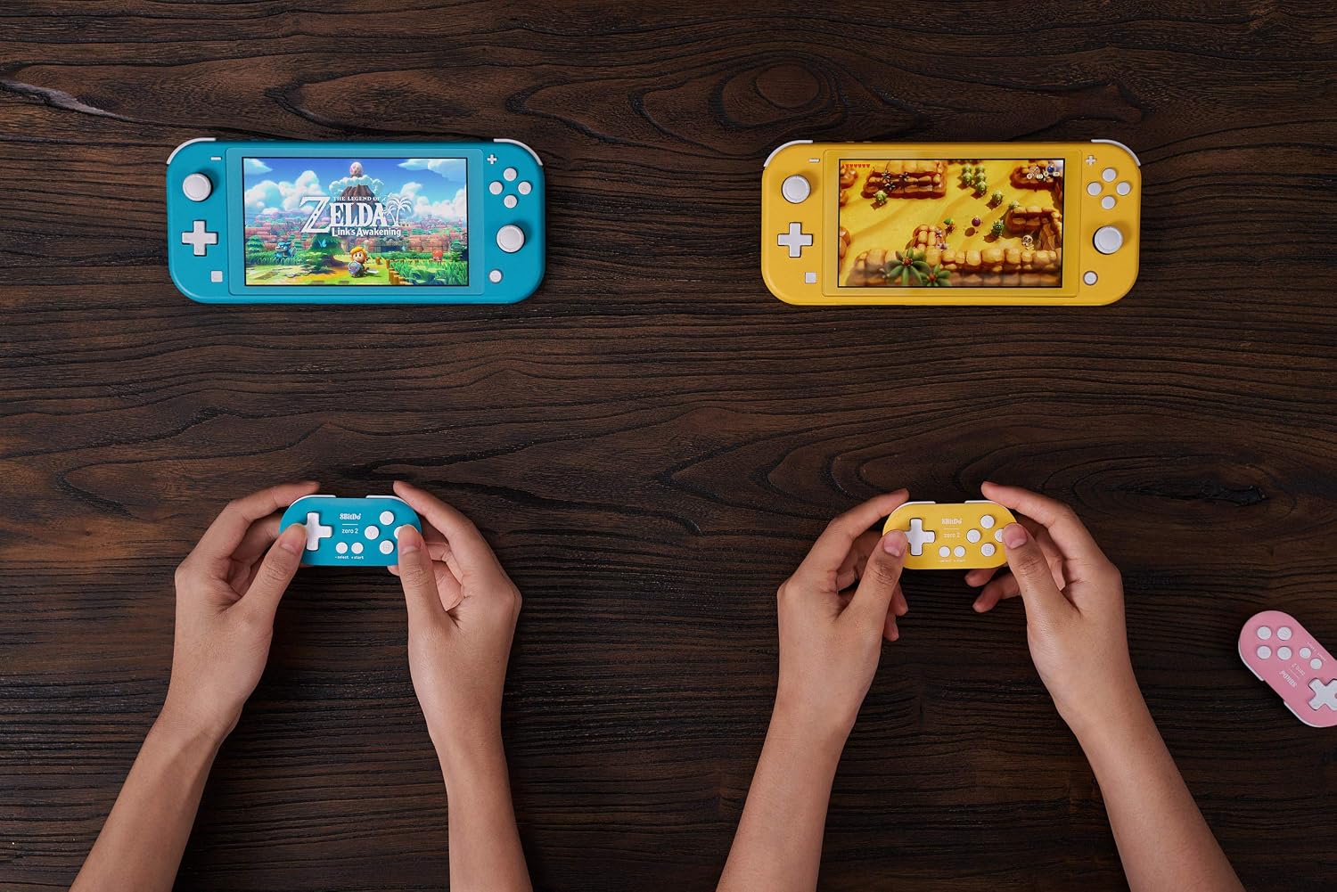 8BITDO ZERO 2 MINI BLUETOOTH GAMEPAD FOR SWITCH WINDOWS ANDROID MACOS STEAM RASPBERRY PI YELLOW - 2