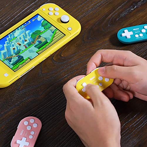 8BITDO ZERO 2 MINI BLUETOOTH GAMEPAD FOR SWITCH WINDOWS ANDROID MACOS STEAM RASPBERRY PI YELLOW - 7