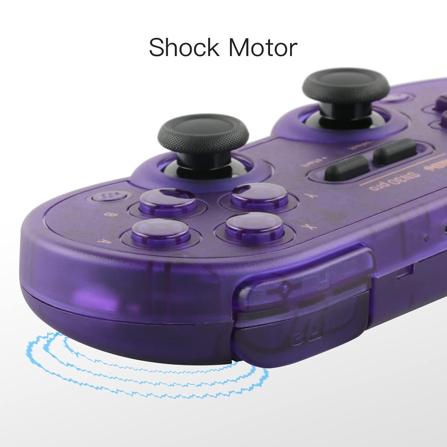 8BITDO SN30 PRO WIRELESS BLUETOOTH CONTROLLER HALL EFFECT JOYSTICK UPDATE WITH RUMBLE VIBRATION USB-C CABLE GAMEPAD - 3