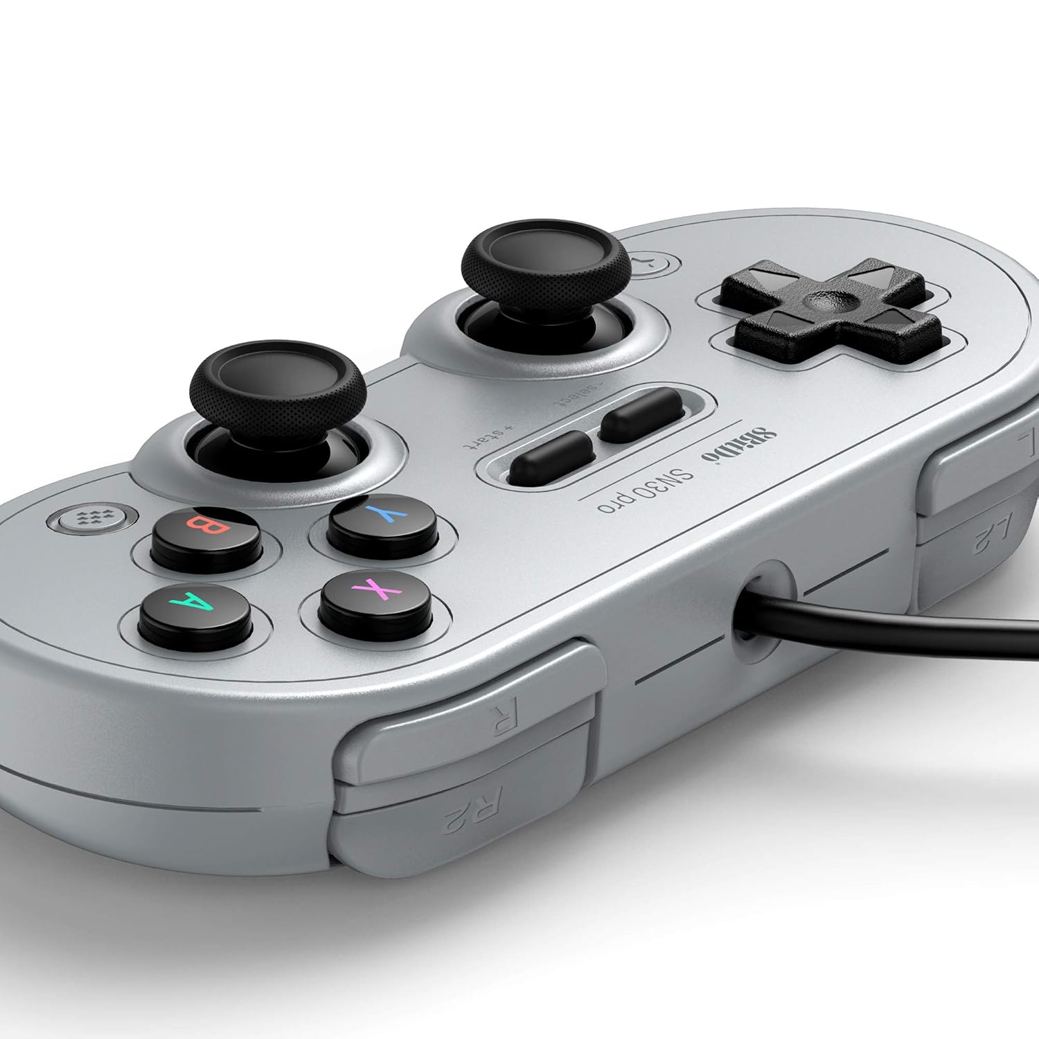 8BITDO SN30 PRO USB WIRED GAMEPAD FOR SWITCH, WINDOWS Y RASPBERRY PI GRAY EDITION - 4