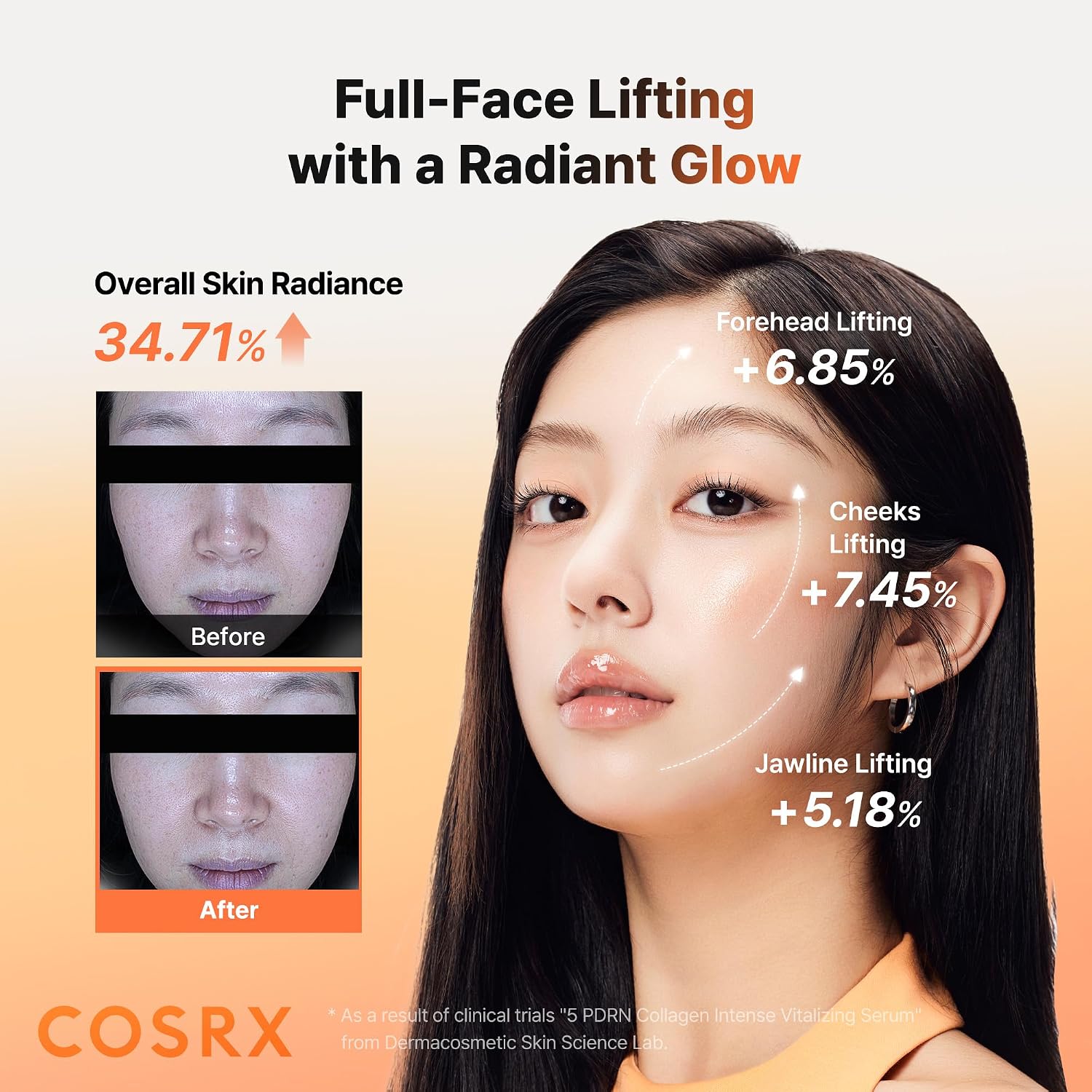 COSRX 5 PDRN COLLAGEN INTENSE VITALIZING SÉRUM FACIAL CONCENTRADO - SUERO COREANO PARA REAFIRMAR Y DAR BRILLO A LA PIEL - 6