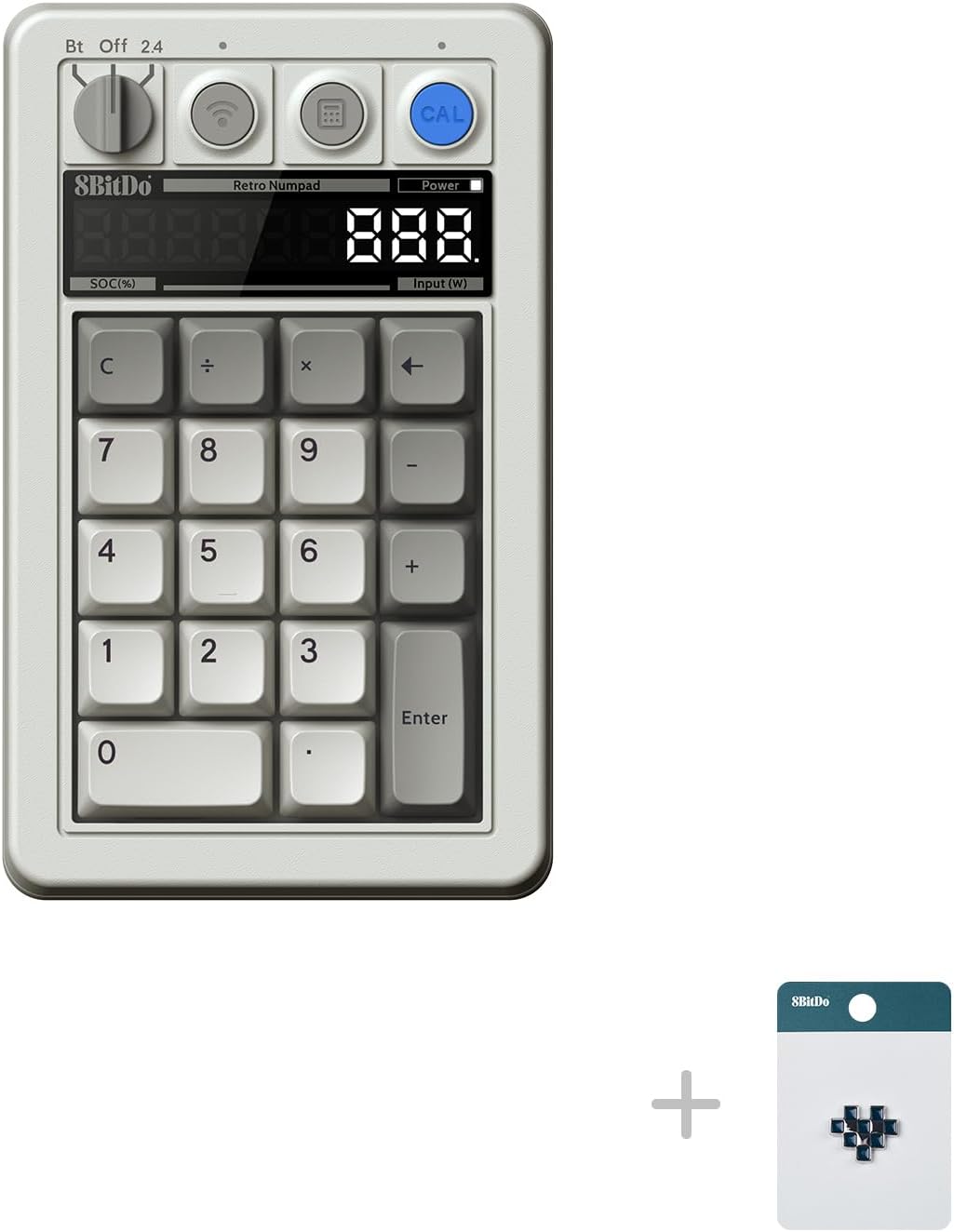 8BITDO NUMPAD MECÁNICO RETRO DE 18 TECLAS PARA WINDOWS Y ANDROID - EDICIÓN - 2