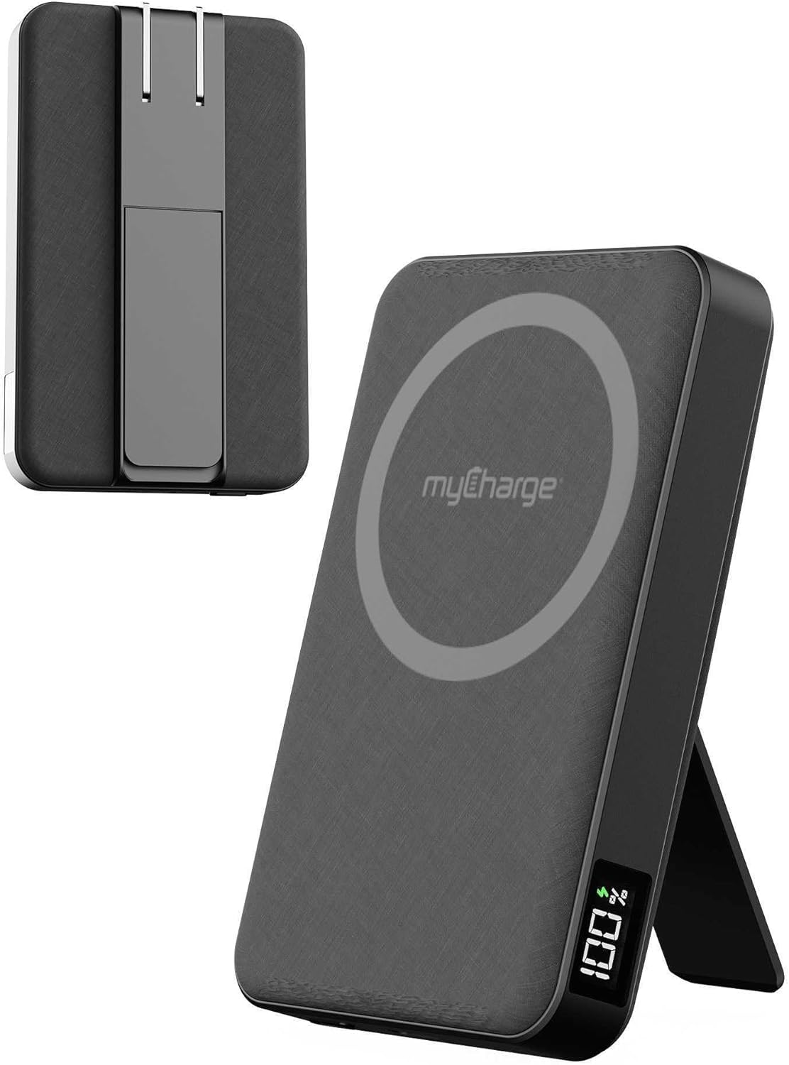 MYCHARGE CLIQLUXE BANCO DE ENERGÍA INALÁMBRICO MAGNÉTICO DE 5,000 MAH COMPATIBLE CON IPHONE Y MAGSAFE CARGADOR PORTÁTIL - 1