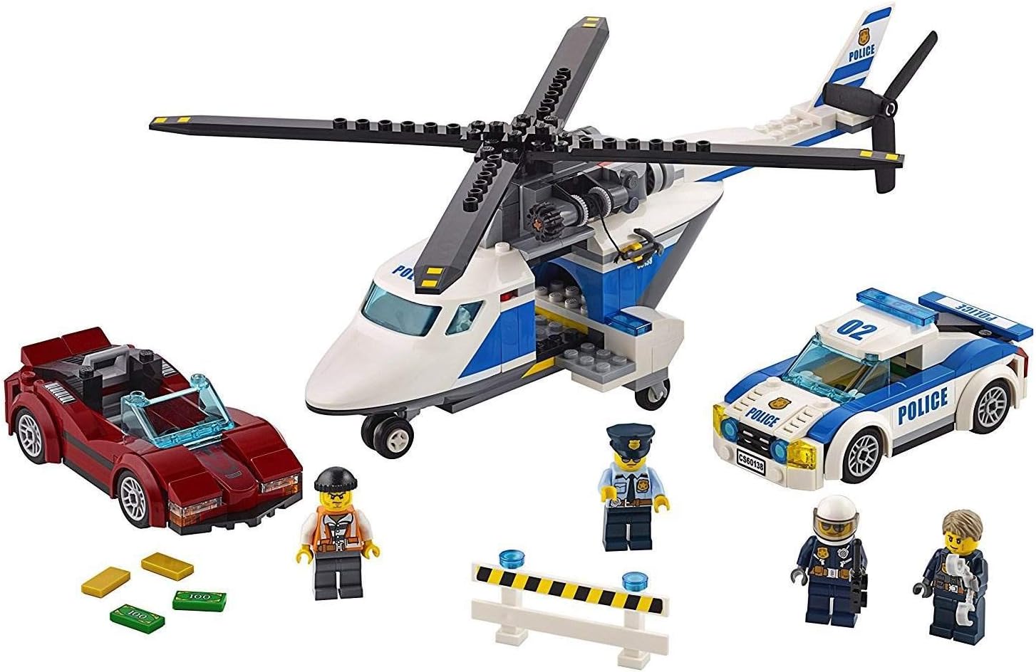 LEGO CITY POLICE, 60138 JUGUETE DE CONSTRUCCIÓN DE PERSECUCIÓN A ALTA VELOCIDAD - 1