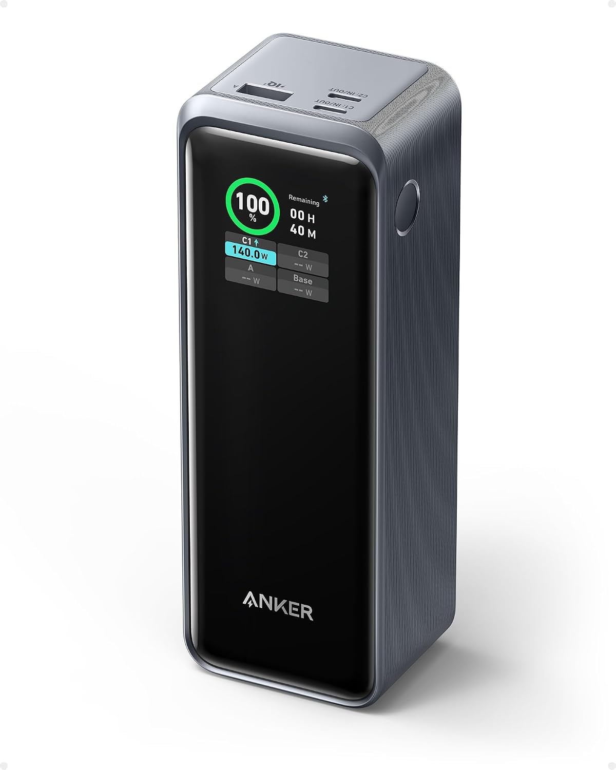 ANKER PRIME POWER BANK, CARGADOR PORTÁTIL DE 27,650 MAH DE 3 PUERTOS Y 250 - 1