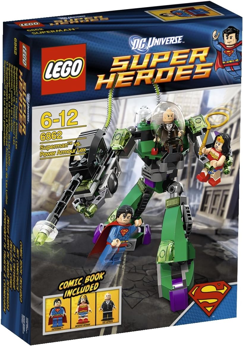 LEGO SUPER HEROES SUPERMAN VS. POWER ARMOR LEX 6862 DESCONTINUADO POR FABRICANTE - 1