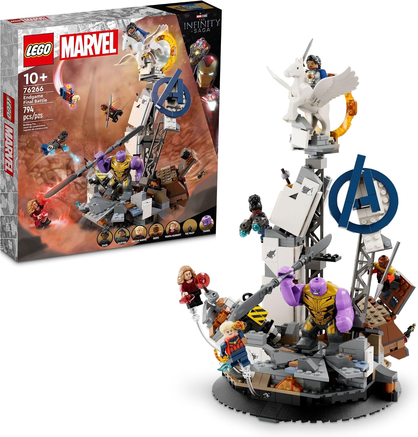 LEGO MARVEL ENDGAME FINAL BATTLE, MODELO DE LOS VENGADORES PARA CONSTRUIR Y EXHIBIR, SET DE JUEGO COLECCIONABLE DE MARVEL - 1