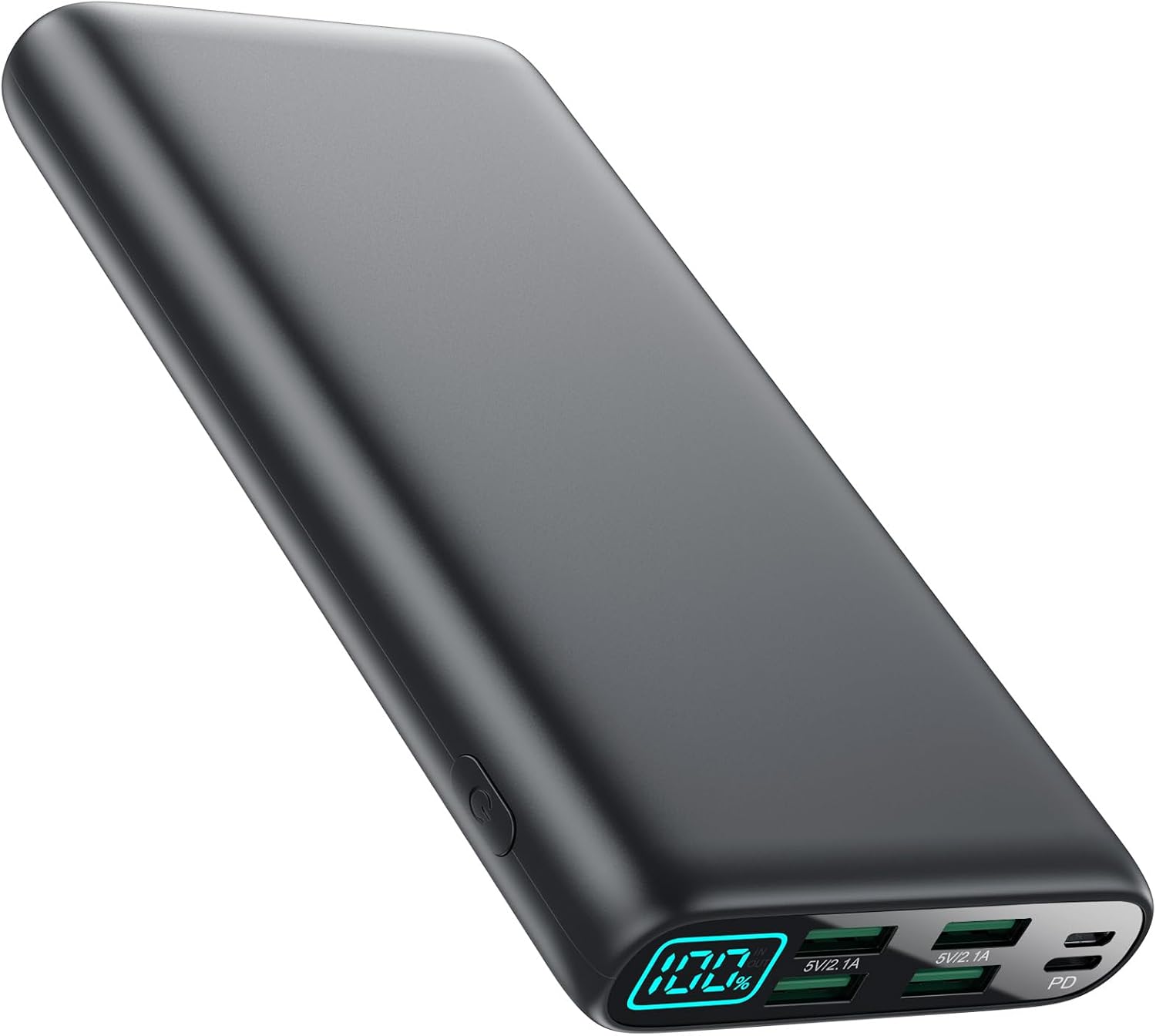 CARGADOR PORTÁTIL DE 38800 MAH CON 5 SALIDAS Y 2 ENTRADAS, PD USB C ENTRADA Y SALIDA RÁPIDA DE TELÉFONO, BATERÍA EXTERNA - 1