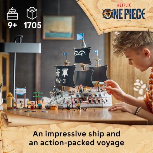 LEGO ONE PIECE GARP S MARINE BATTLESHIP 75646 - 7