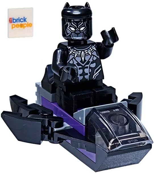 LEGO MARVEL SUPERHEROES: MINIFIGURA DE PANTERA NEGRA CON ROYAL TALON FIGHTER Y BLACK CAPE - 4