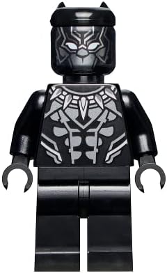 LEGO MARVEL SUPERHEROES: MINIFIGURA DE PANTERA NEGRA CON ROYAL TALON FIGHTER Y BLACK CAPE - 5