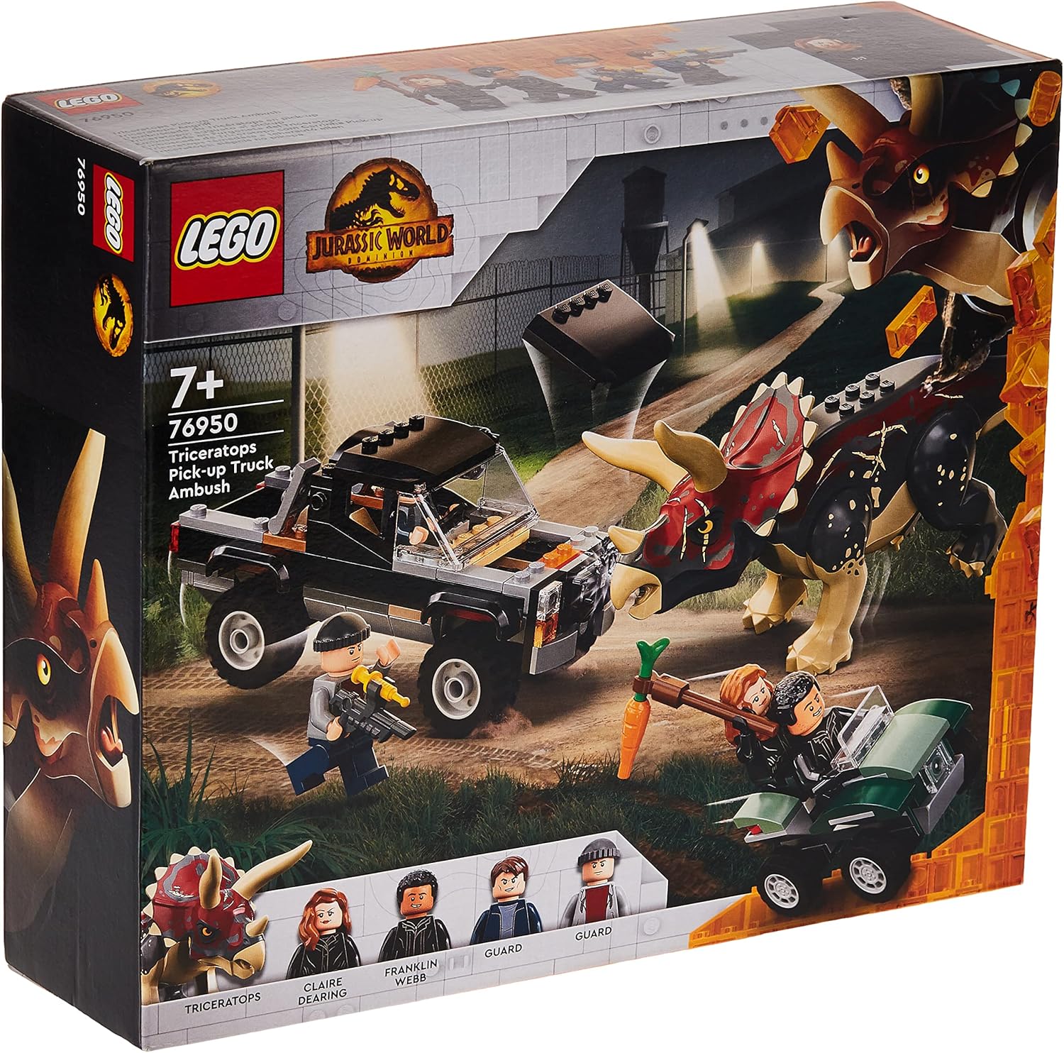 LEGO JURASSIC WORLD 76950 TRICERATOPS TRUCK ATTACK - 1