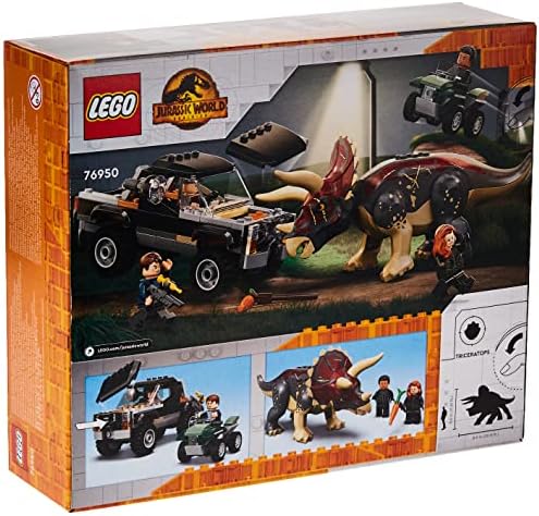 LEGO JURASSIC WORLD 76950 TRICERATOPS TRUCK ATTACK - 6