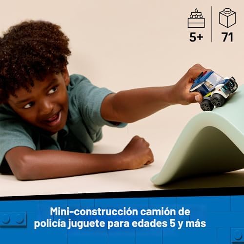 LEGO CITY RIDES - JUGUETE DE CONSTRUCCIÓN DE CAMIONES DE POLICÍA PARA NIÑOS, JUEGO DE SIMULACIÓN PARA NIÑOS Y NIÑAS, - 7