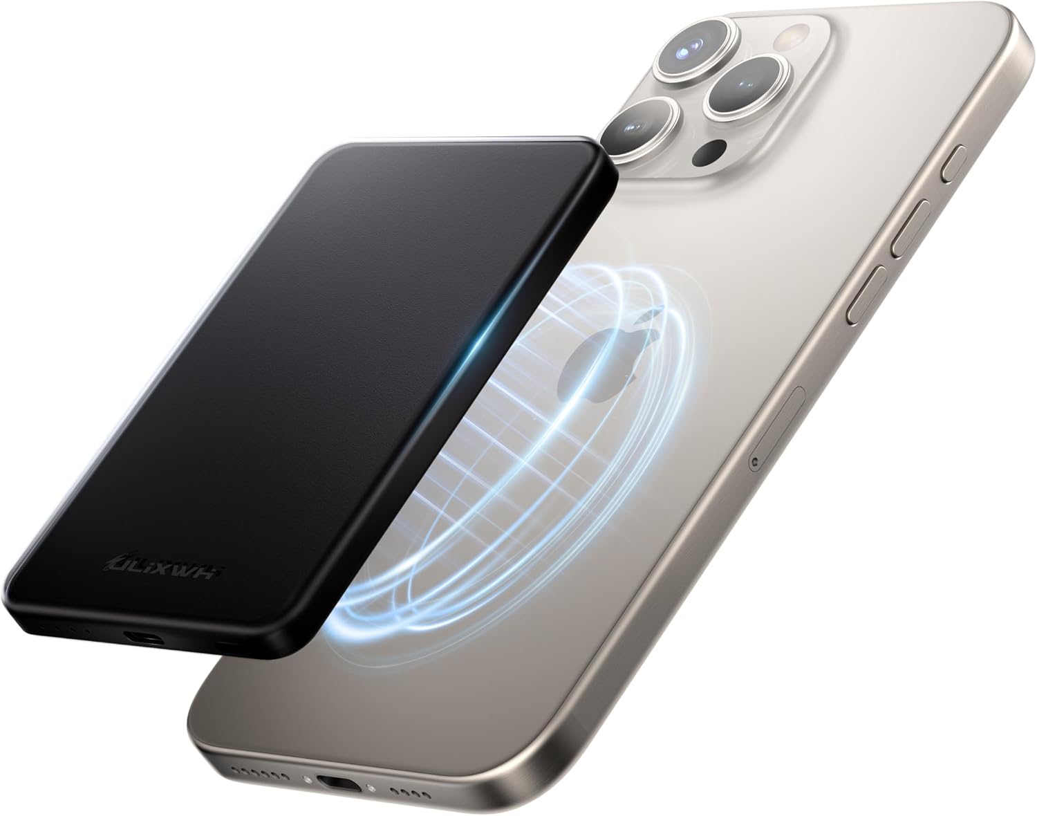 ULIXWH SLIMMAG POWER BANK 5000MAH, CARGADOR PORTÁTIL INALÁMBRICO MAGNÉTICO CON CARGA RÁPIDA, SEGURIDAD MEJORADA PARA BATERÍA - 1