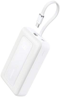 ANKER ZOLO POWER BANK, CARGADOR PORTÁTIL RÁPIDO DE 20,000MAH 45W MÁX. CON CABLE USB-C INCORPORADO, USB CYA, PAQUETE - 7