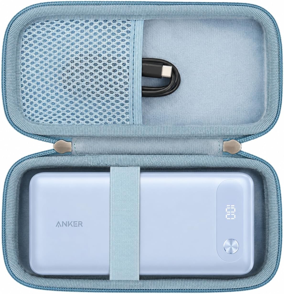 KHANKA FUNDA PARA CARGADOR PORTÁTIL ANKER 20000MAH 87W, COLOR AZUL - 1