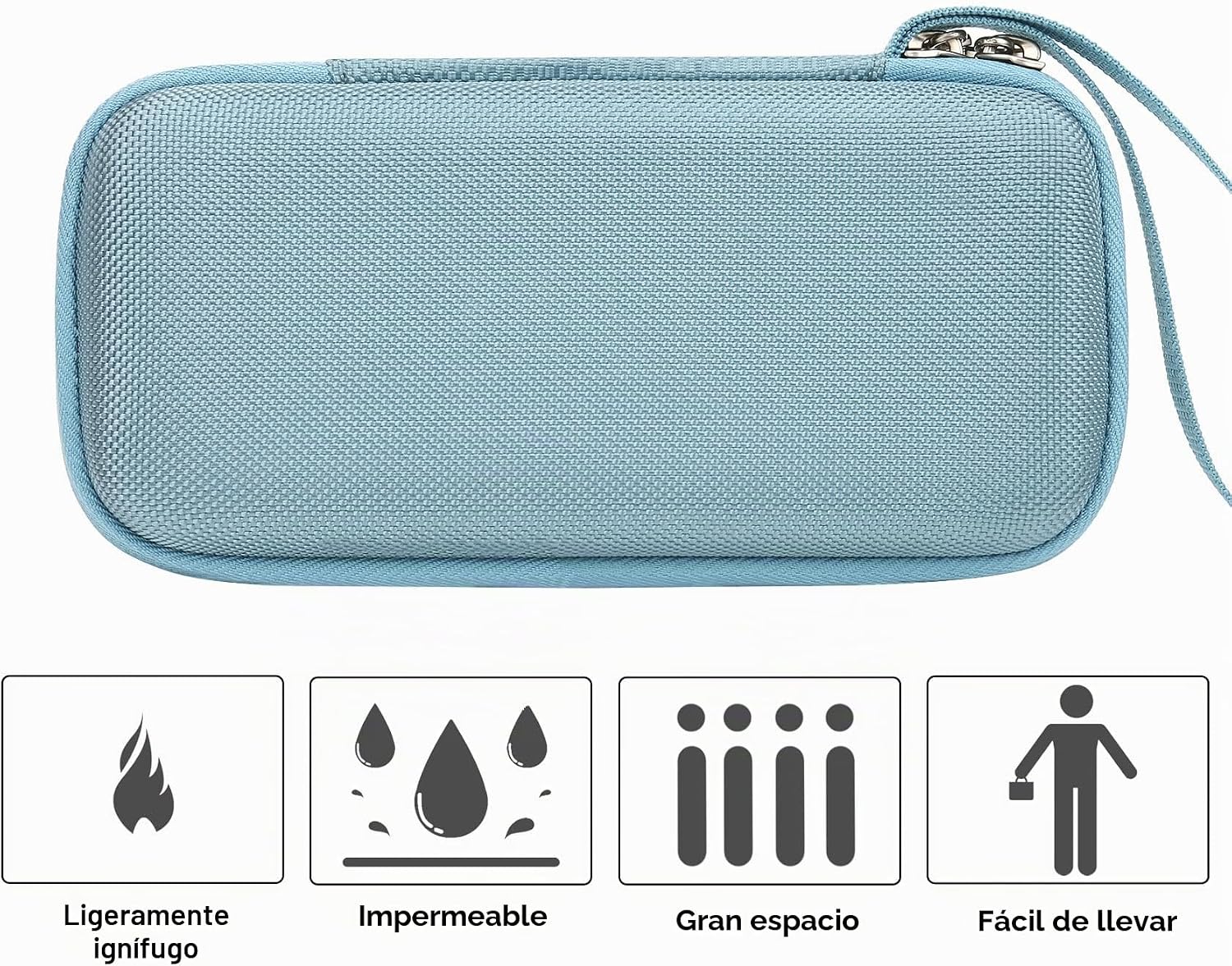 KHANKA FUNDA PARA CARGADOR PORTÁTIL ANKER 20000MAH 87W, COLOR AZUL - 6