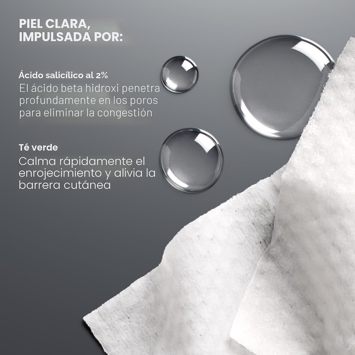 PAULA S CHOICE SKIN PERFECTING 2% BHA SALICYLIC ACID EXFOLIATING PADS - FACIAL EXFOLIANT PADS PARA BLACKHEADS, ENLARGED - 6