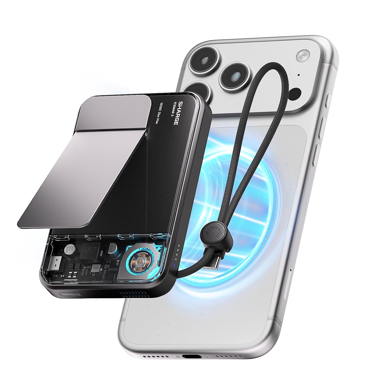 SHARGE PARA MAGSAFE POWER BANK QI2.2 25W 10000MAH CARGADOR PORTÁTIL - 1