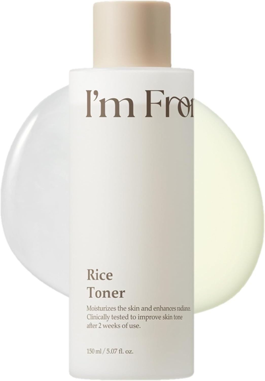 I M FROM RICE TÓNICO FACIAL, KOREA BRILLO GLOW TÓNICO DE ARROZ LECHOSO, NIACINAMIDA, VIDRIO Y ROCÍO, HIDRATACIÓN, CALMANTE, - 1